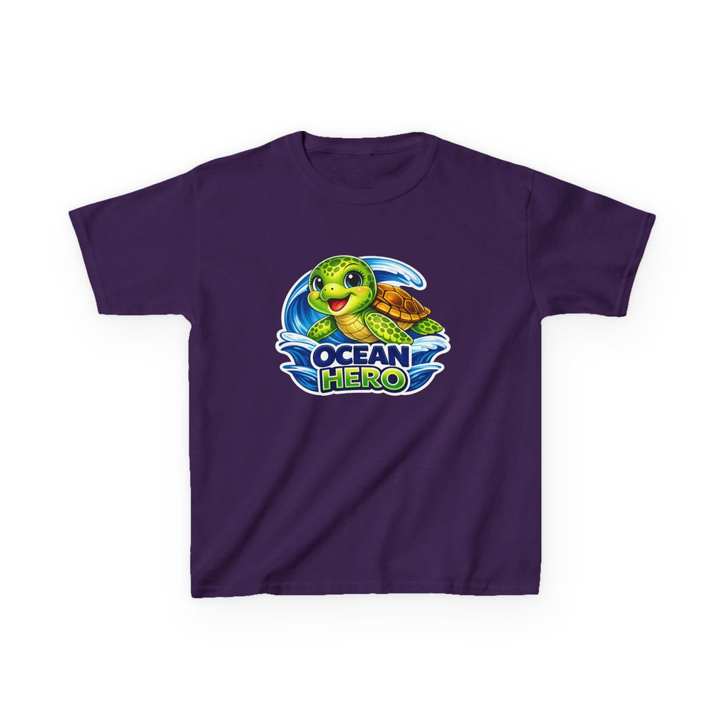 Kids Sea Turtle T-Shirt — 'Ocean Hero' Cute Sea Turtle Graphic Tee