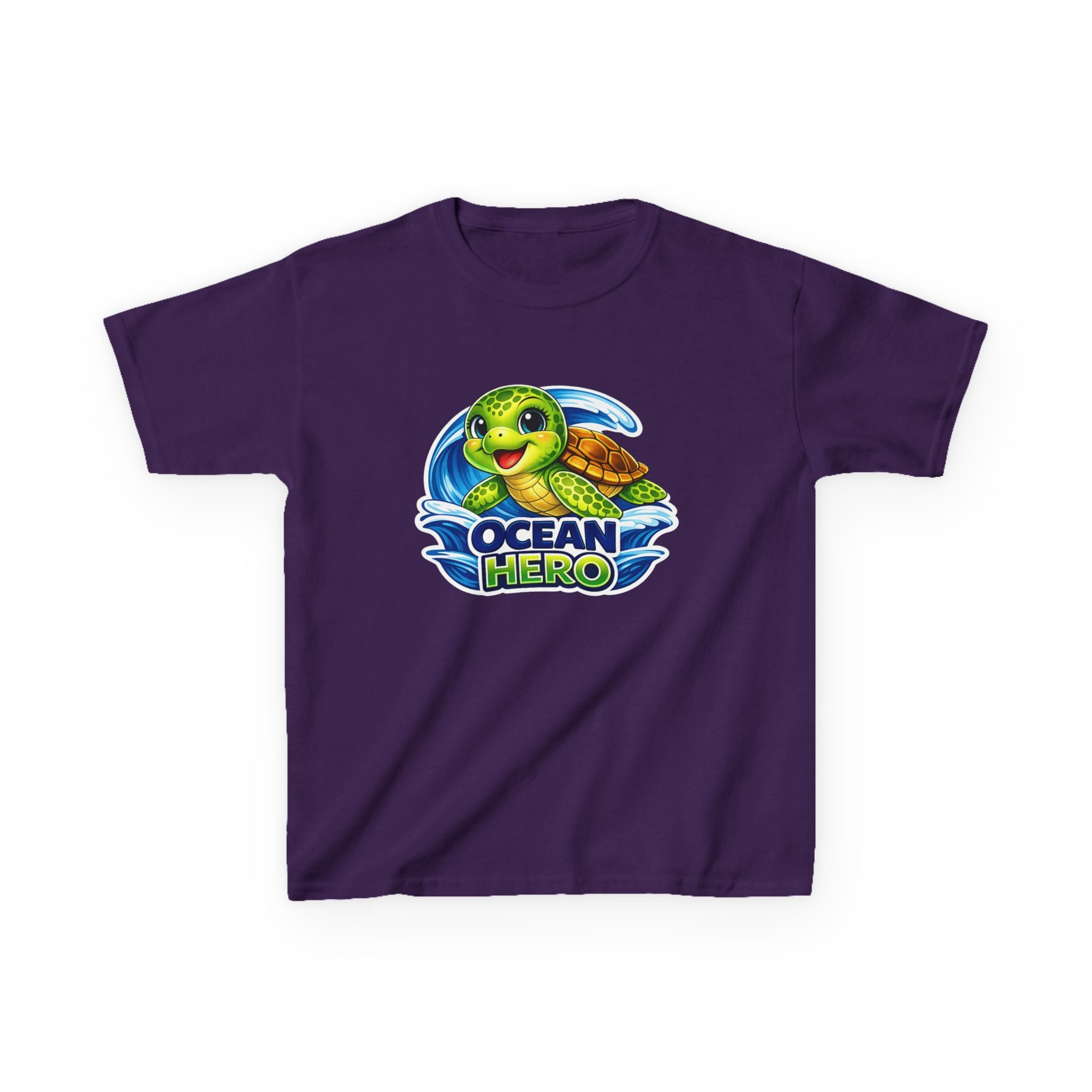 Kids Sea Turtle T-Shirt — 'Ocean Hero' Cute Sea Turtle Graphic Tee