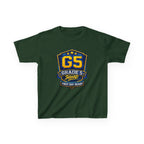 Kids Grade 5 T-Shirt — 'G5 Squad' First Day Ready Back-to-School Graphic Tee