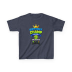 Kids Birthday T-Shirt — 'Birthday Champ' Level 9 Unlocked Gamer Graphic Tee