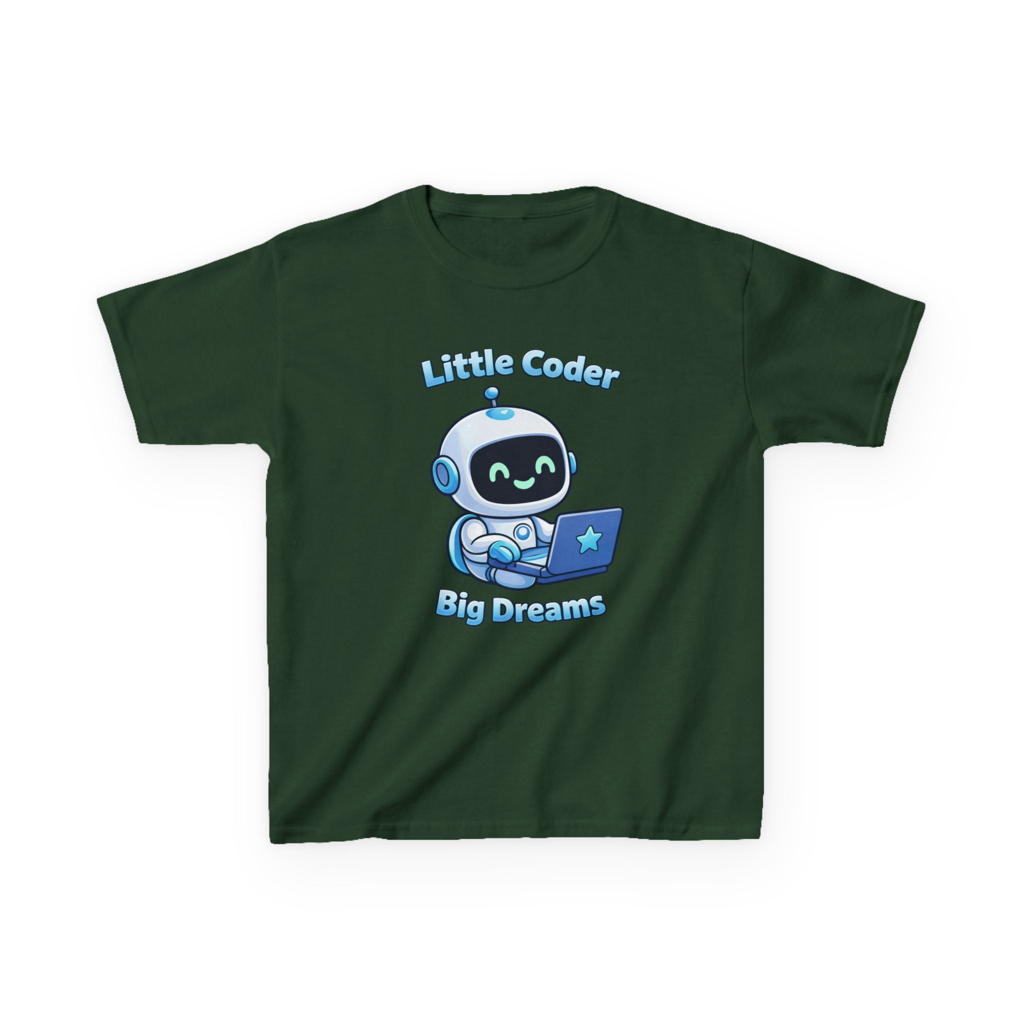 Kids Coding T-Shirt – Little Coder Big Dreams Graphic Tee