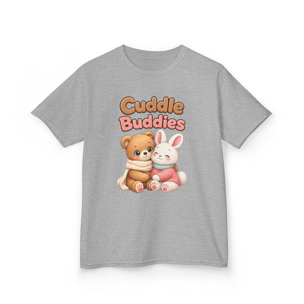 Kids Animal T-Shirt – Cuddle Buddies Bear & Bunny Graphic Tee
