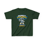 Robot Explorer Kids T‑Shirt — "Powered by Curiosity" Graphic Tee