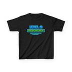 Kids Gaming T-Shirt — 'Level 3 Awesomeness Loading' Birthday Graphic Tee