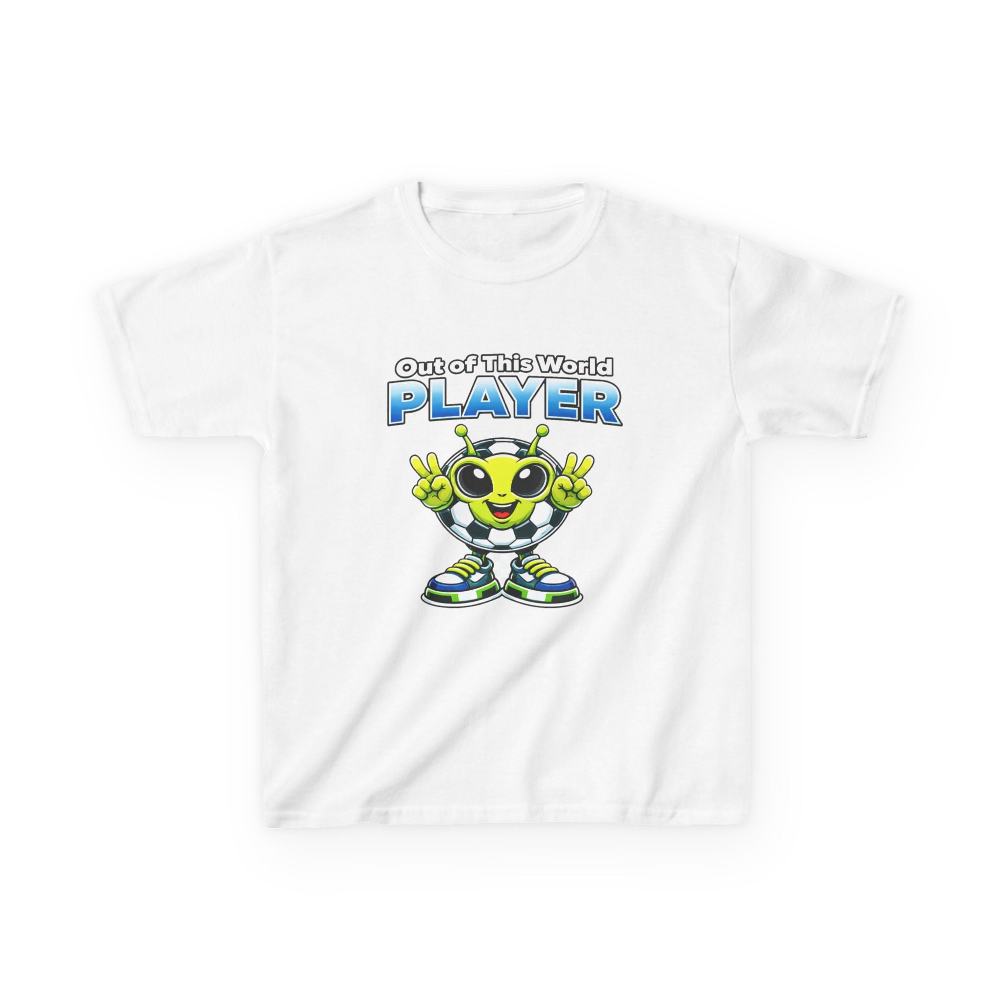 Kids Alien Soccer T-Shirt – Out of This World Graphic Tee