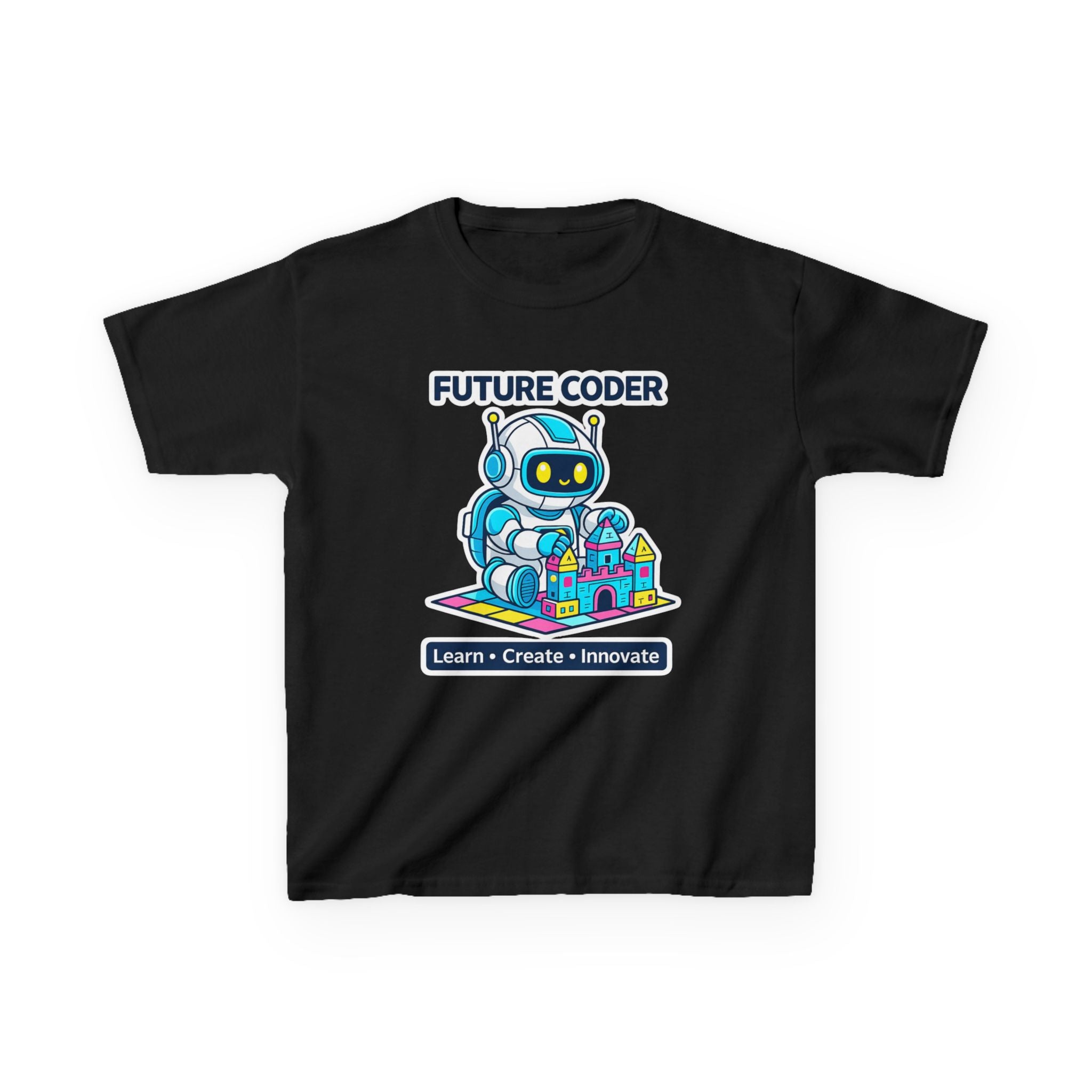 Kids Coding T-Shirt – Future Coder Robot Graphic Tee 2