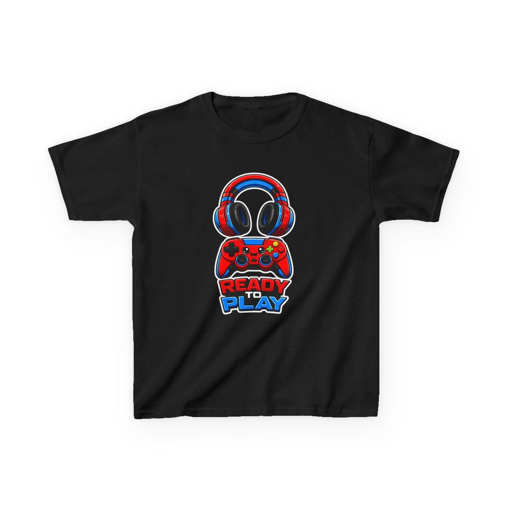 Kids Gaming T-Shirt — 'Ready to Play' Gamer Graphic Tee