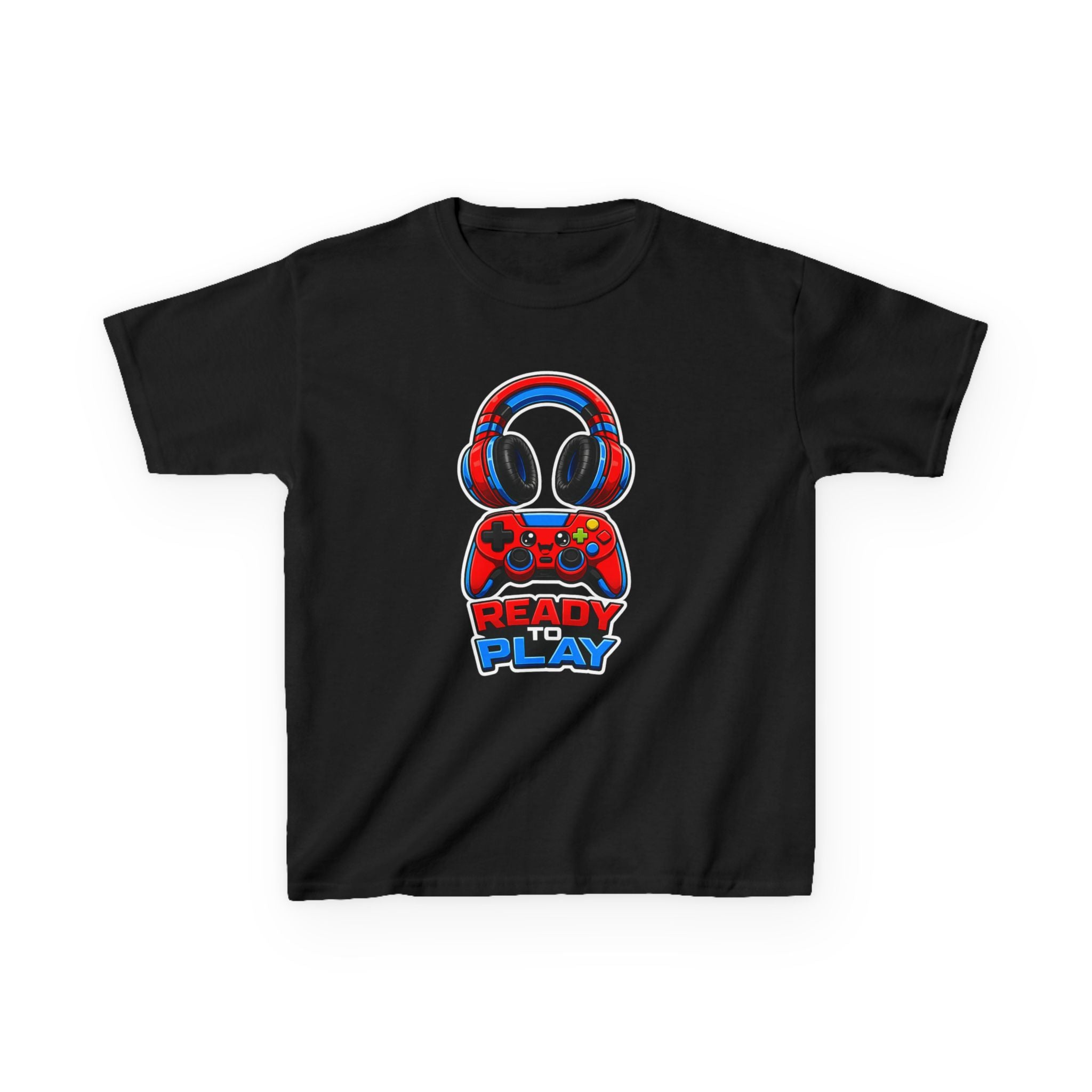 Kids Gaming T-Shirt — 'Ready to Play' Gamer Graphic Tee