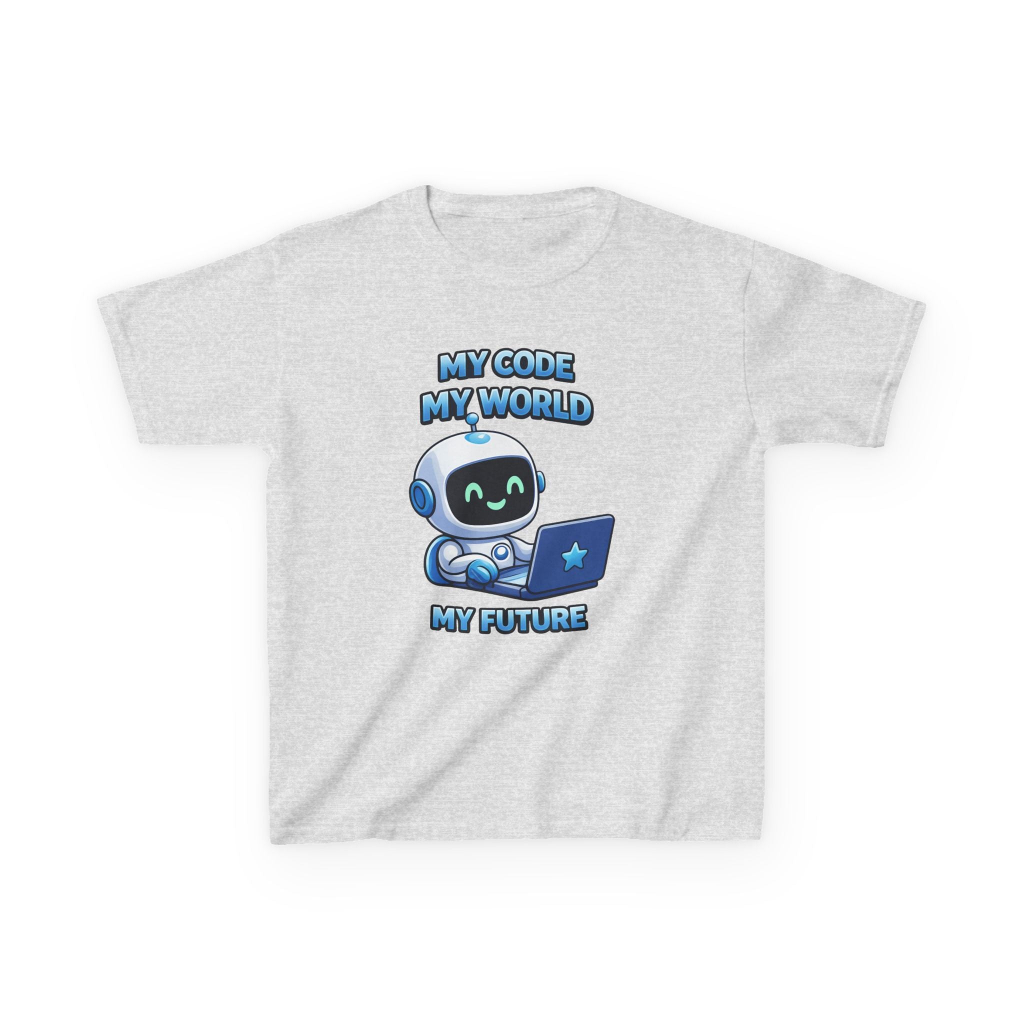 Kids Coding T-Shirt – My Code My World Graphic Tee