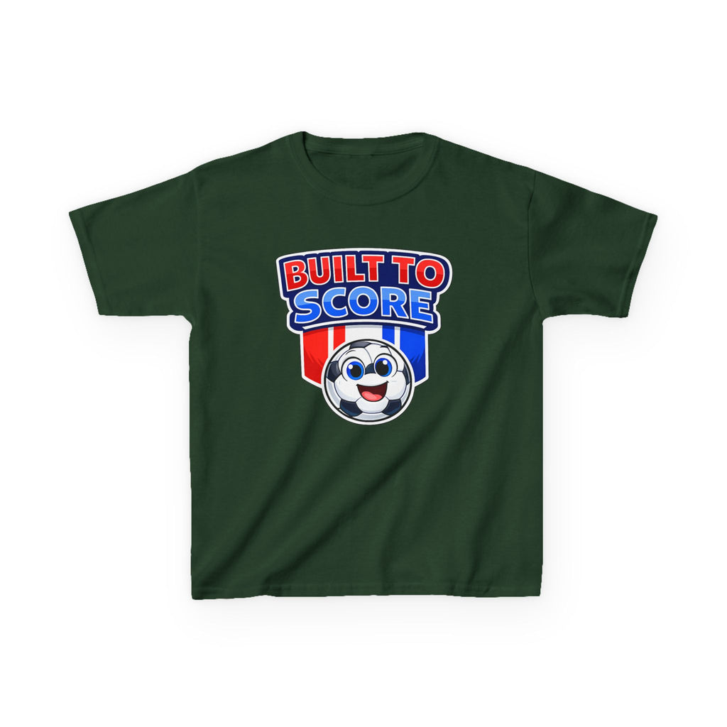 Kids Soccer T-Shirt – Built to Score Graphic Tee