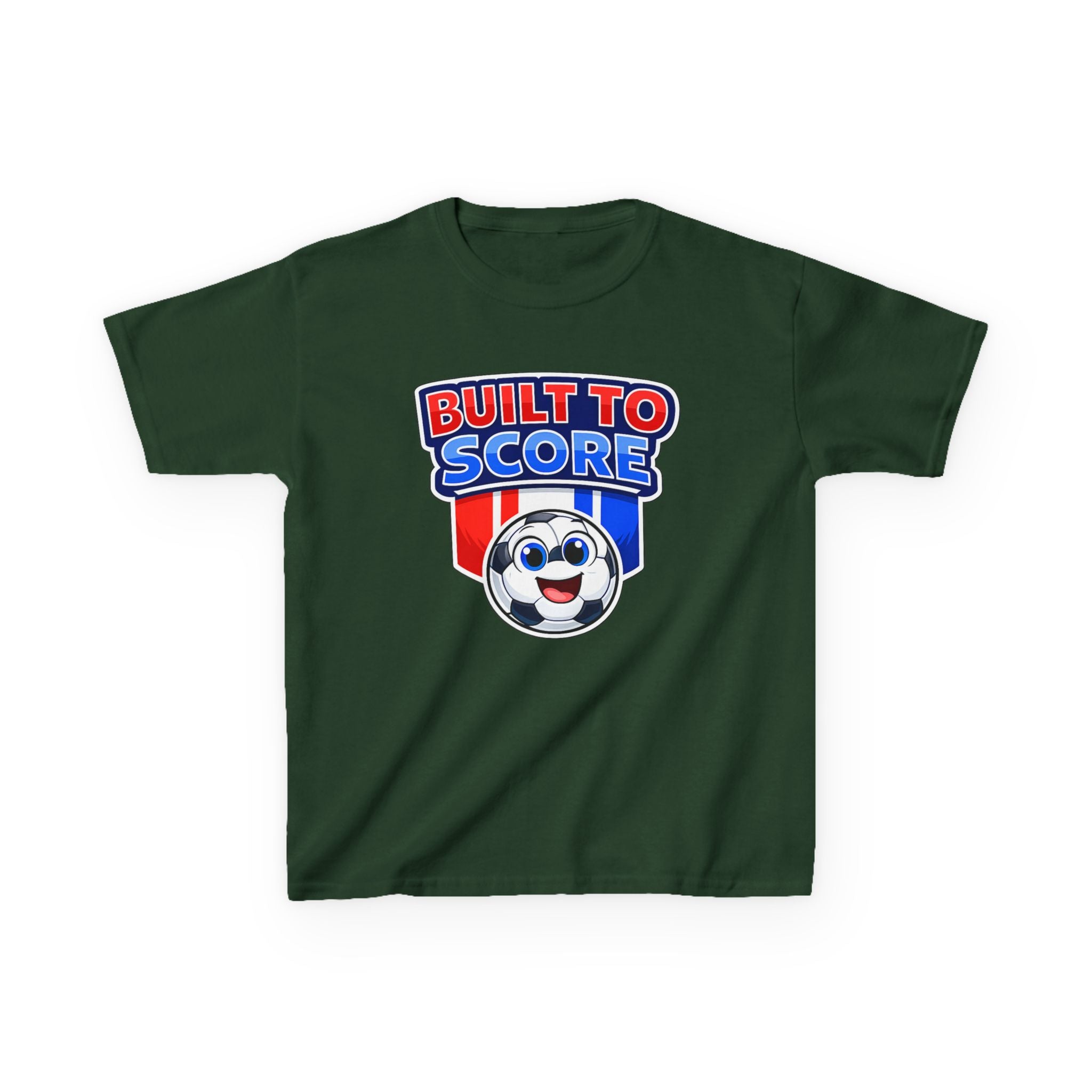 Kids Soccer T-Shirt – Built to Score Graphic Tee