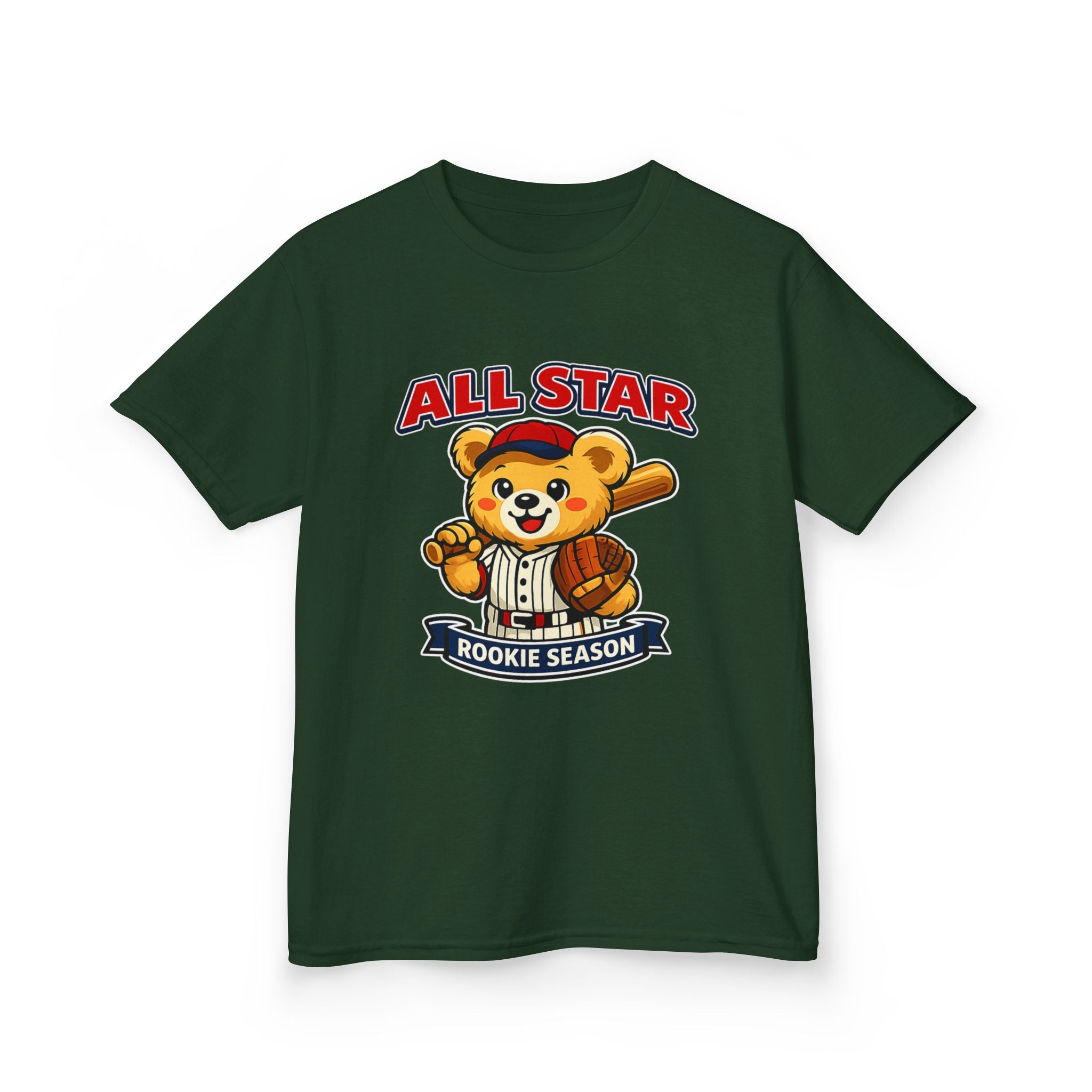 Bear Baseball - Kids T Shirt