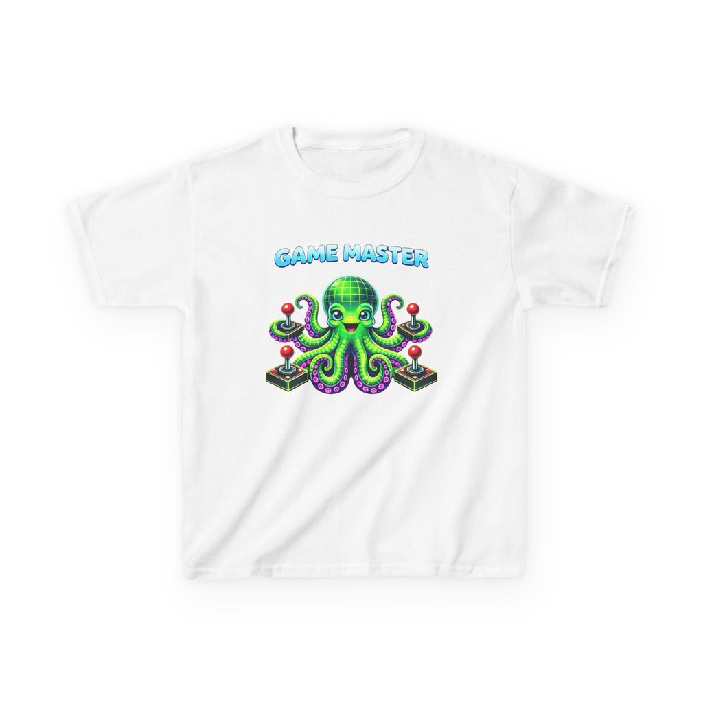 Kids Gaming T-Shirt — 'Game Master' Octopus Gamer Graphic Tee