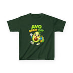 Kids Tee — "Avo Great Day" Cute Avocado Backpacker Shirt