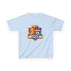 Kids Soccer T-Shirt — 'Junior Soccer Club' Crest Graphic Tee
