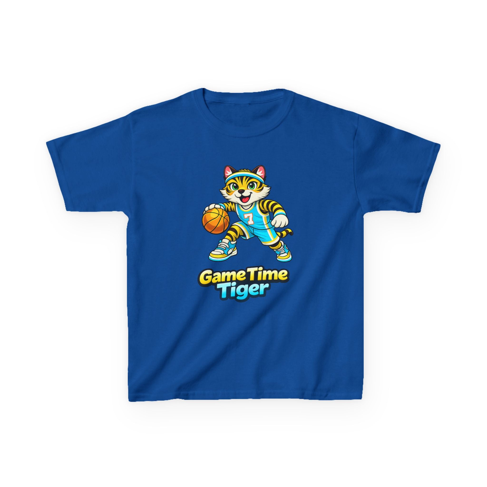 Kids Basketball Tiger T-Shirt – Game Time Graphic Tee