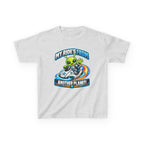 Kidxtr™ Kids Alien T-Shirt — 'My Ride's From Another Planet' Space Rider Graphic Tee