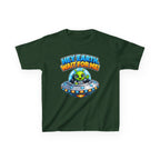 Kidxtr™ Kids Space T-Shirt — 'Hey Earth, Wait For Me!' Alien Spaceship Graphic Tee