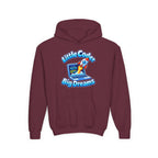 Kidxtr™ Kids Coder Hoodie — 'Little Coder, Big Dreams' Graphic Hoodie