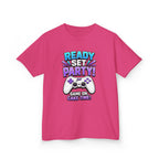 Kids Party T-Shirt — 'Ready, Set, Party!' Gaming Graphic Tee