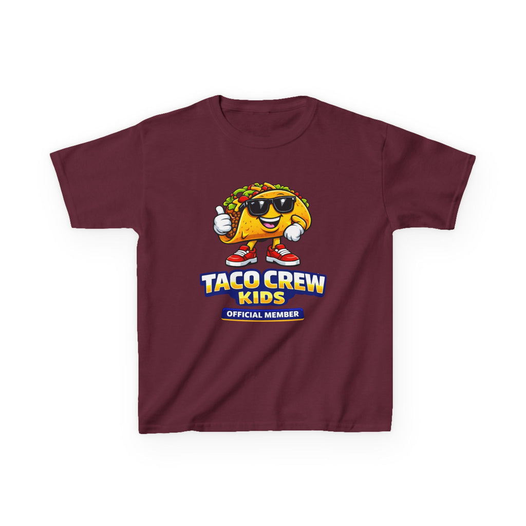 Kids Football T-Shirt — 'Taco Power' Football Hero Graphic Tee