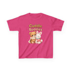 Kids Animal T-Shirt – Cuddle Buddies Bear & Bunny Graphic Tee