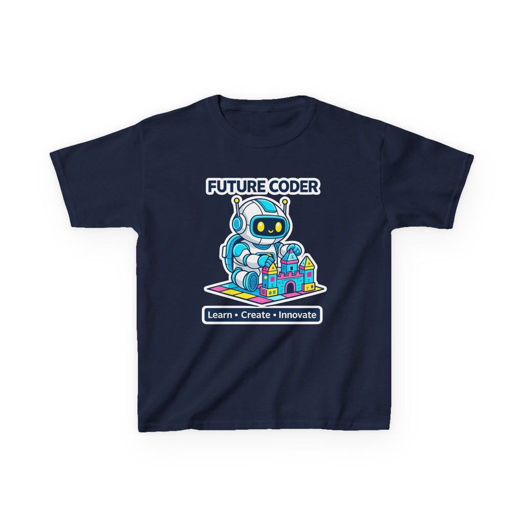 Kids Coding T-Shirt – Future Coder Robot Graphic Tee 2