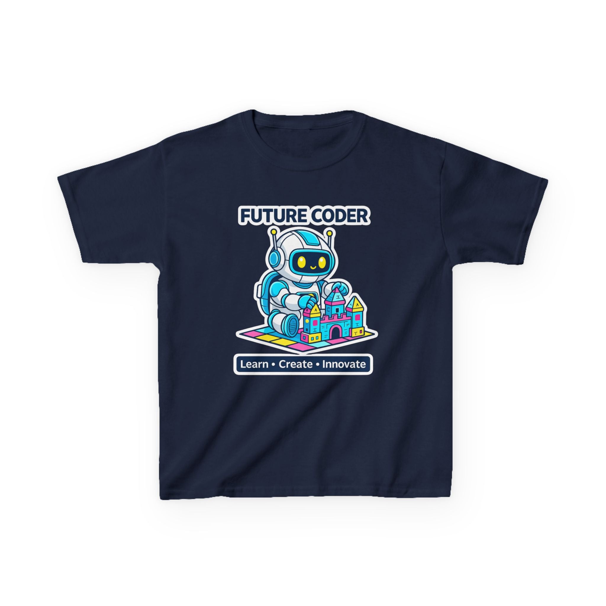 Kids Coding T-Shirt – Future Coder Robot Graphic Tee 2