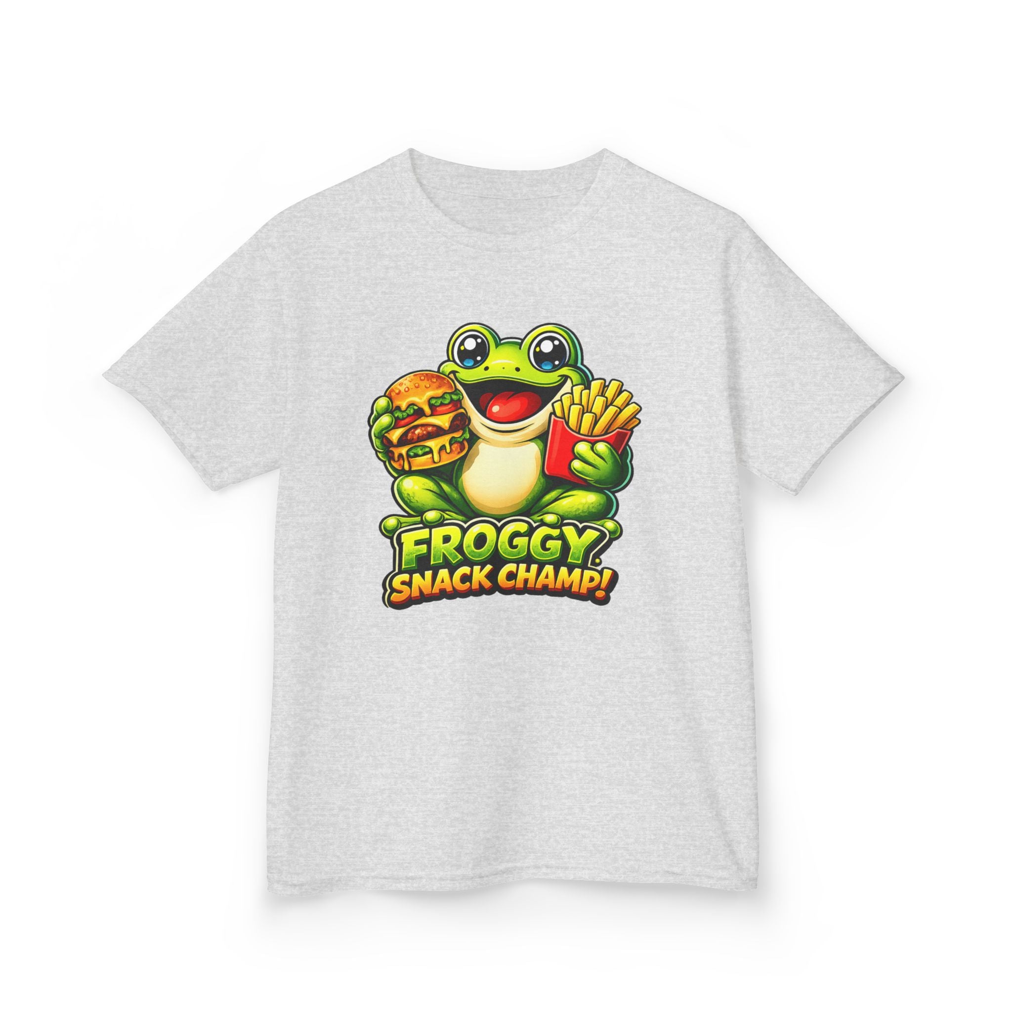 Kids Frog T-Shirt – Froggy Snack Graphic Tee