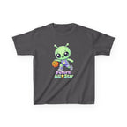 Kids Alien T-Shirt — 'Future All-Star' Alien Basketball Graphic Tee