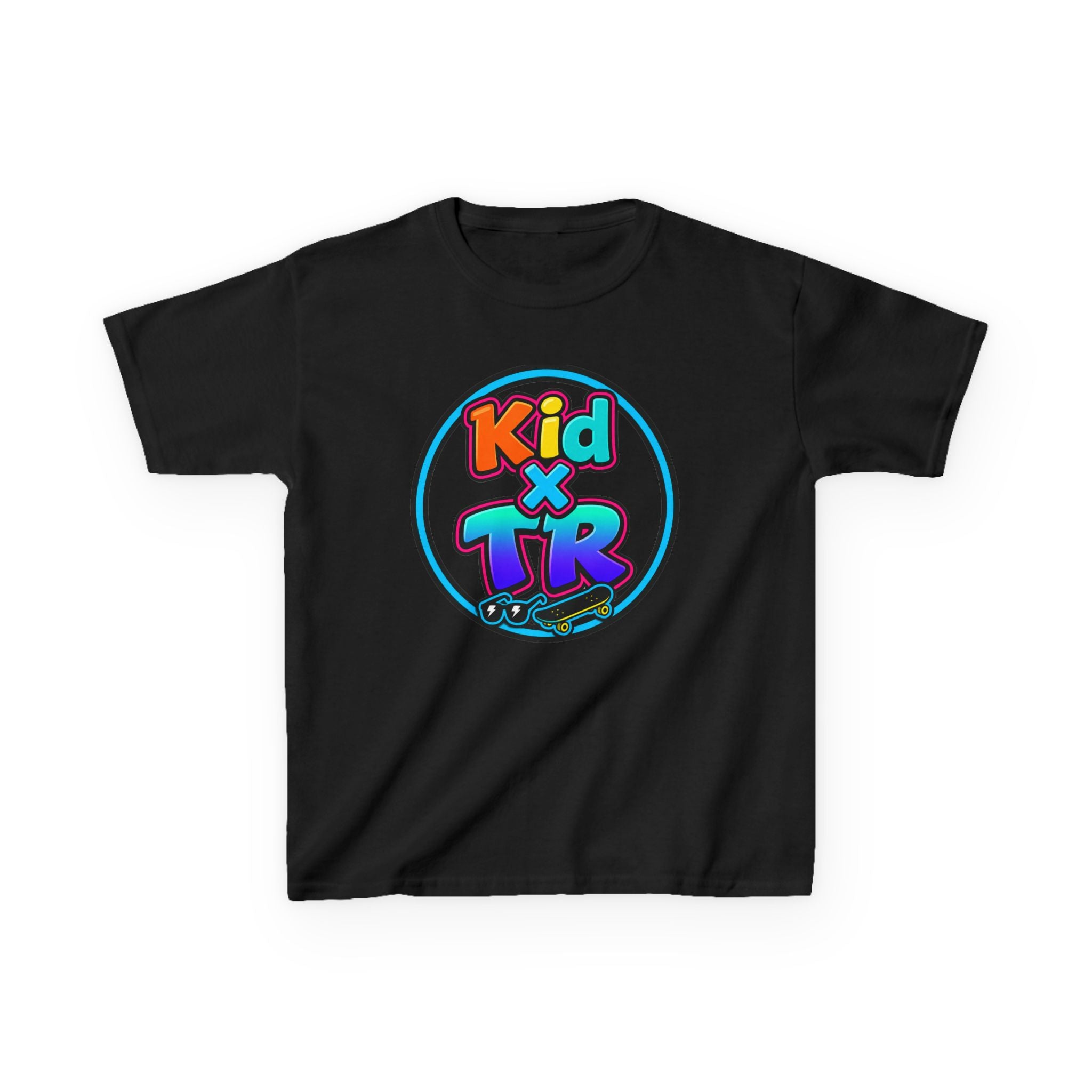 KIDXTR Kids T-Shirt  - Colorful Logo Graphic Tee