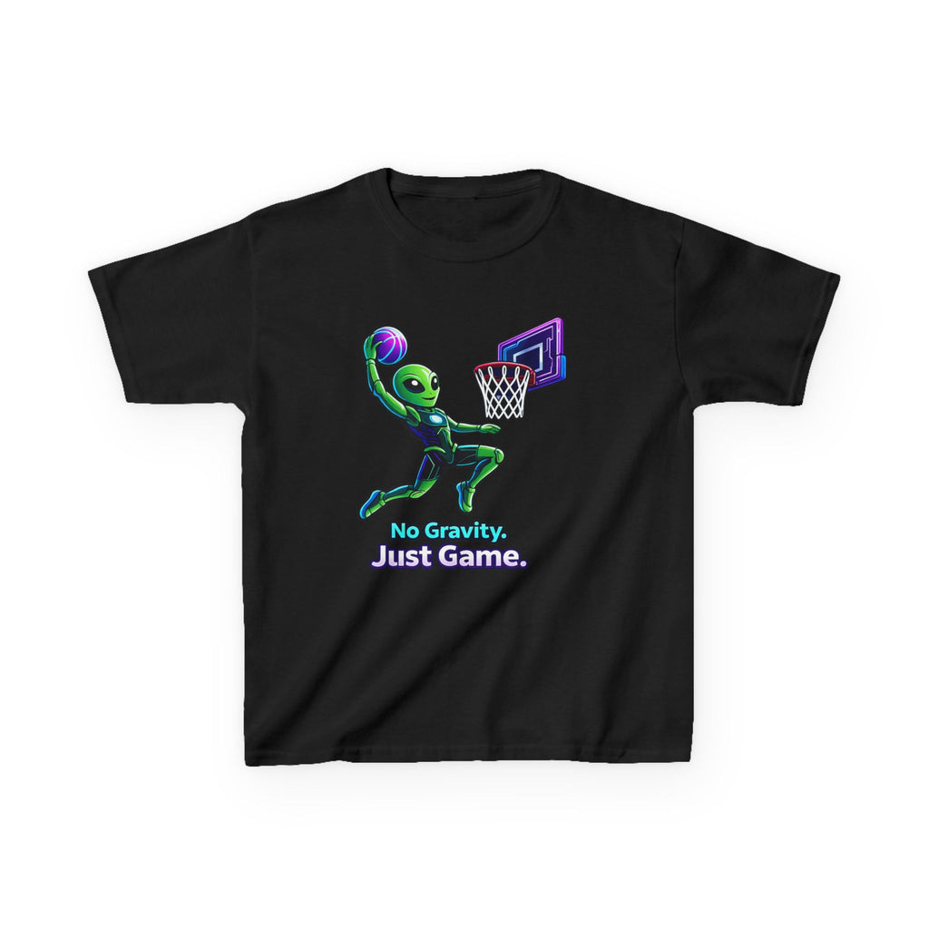 Kids Basketball Alien T-Shirt – Cosmic Court Graphic Tee