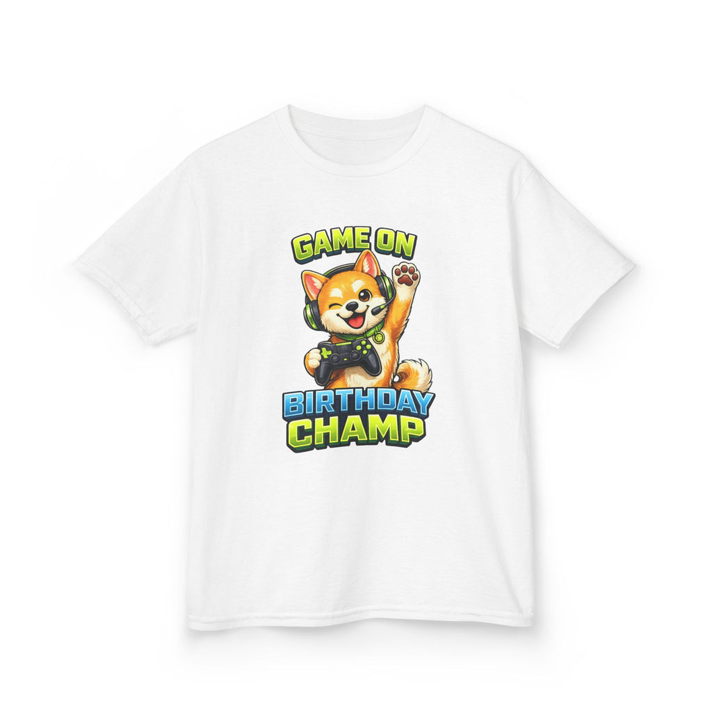 Kids Birthday Gamer T-Shirt – Game On Graphic Tee