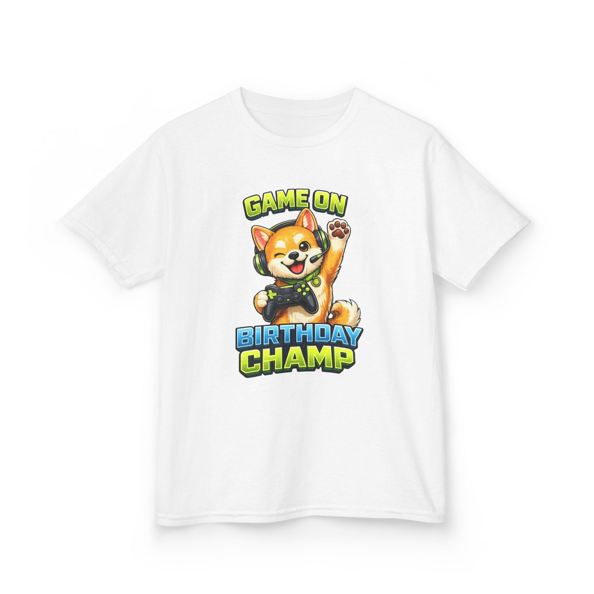 Kids Birthday Gamer T-Shirt – Game On Graphic Tee