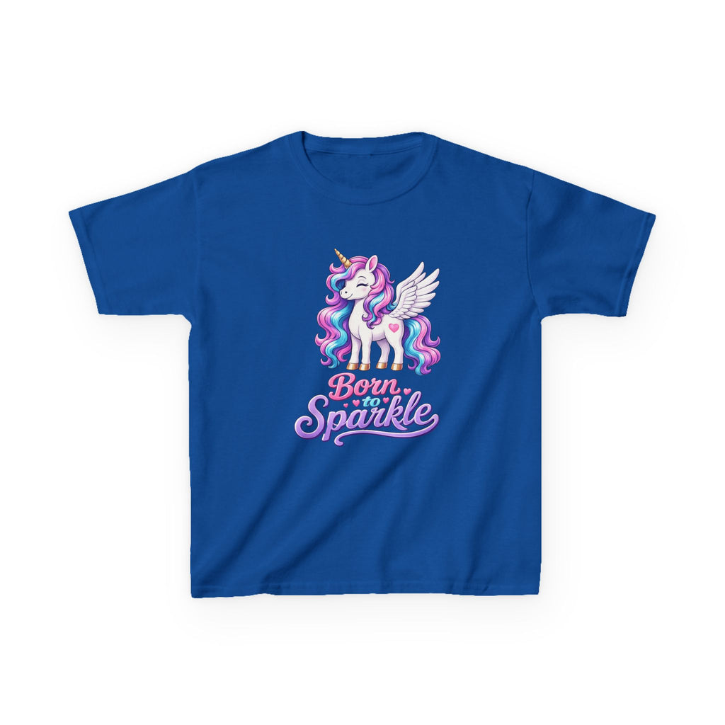 Kids Unicorn T-Shirt – Born to Sparkle Graphic Tee