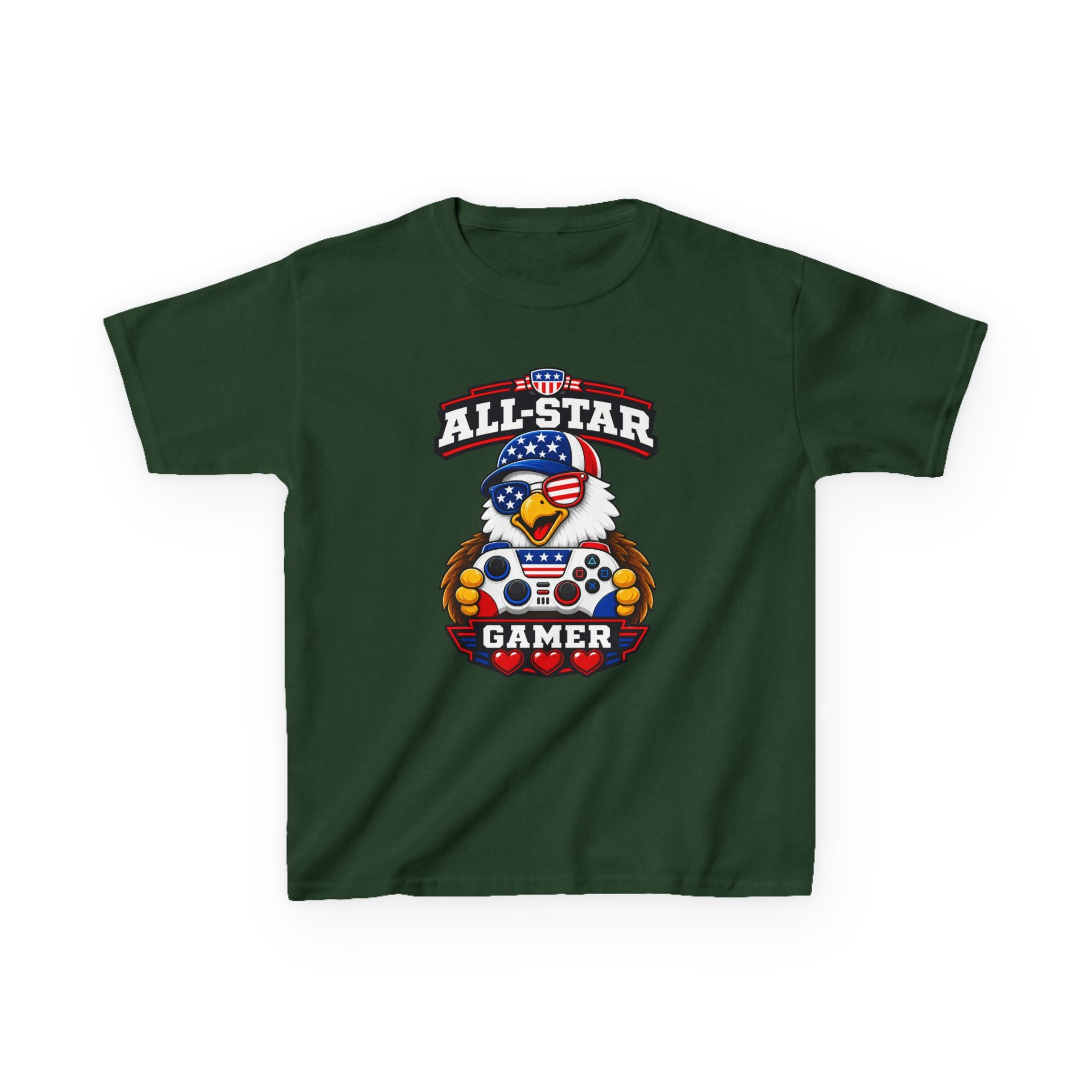Kids Gamer T-Shirt – All Star Gamer Graphic Tee