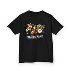 Kids Music T-Shirt — 'Bark & Roll' Puppy Band Graphic Tee