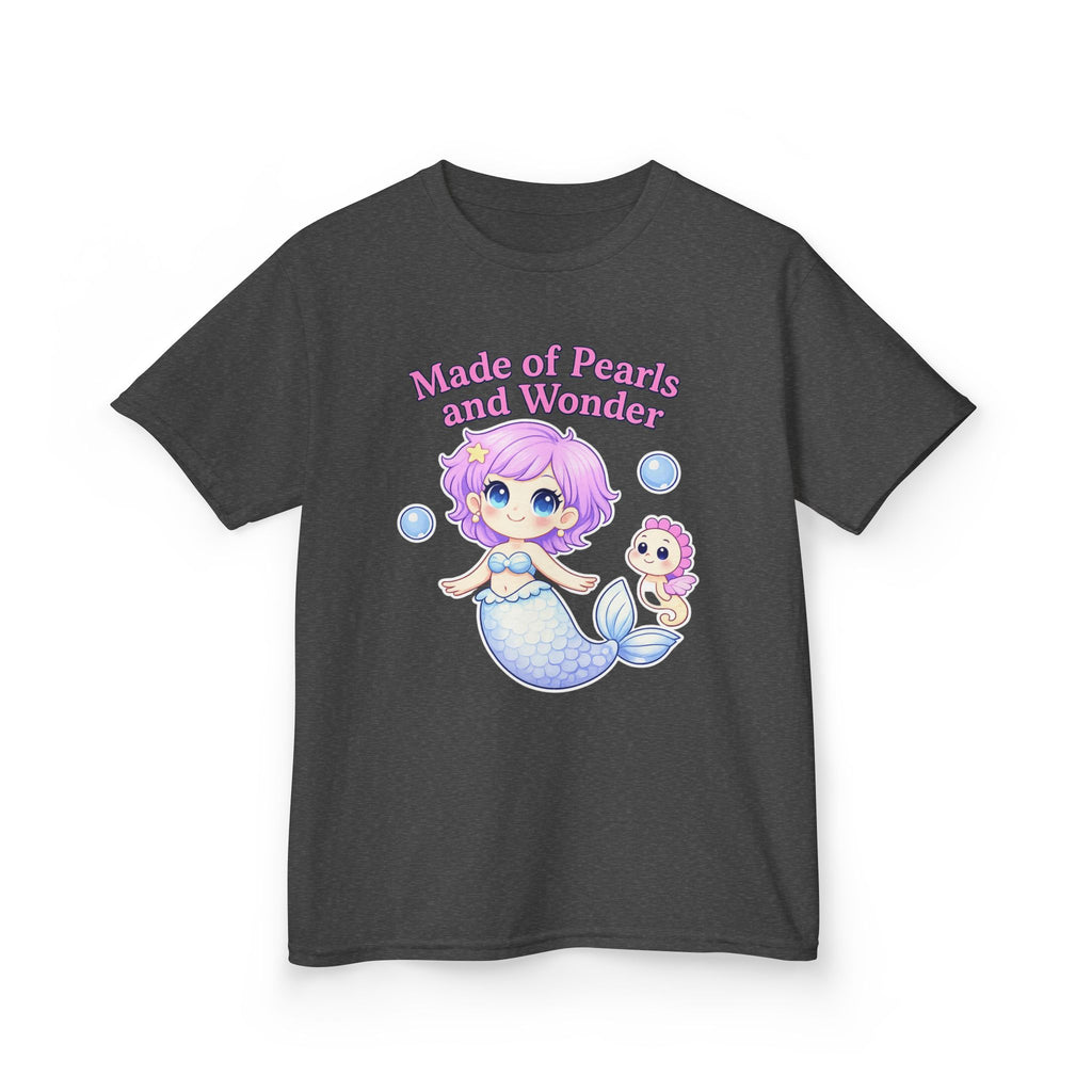 Kids Ocean T-Shirt — 'Make A Splash!' Mermaid & Seahorse Graphic Tee