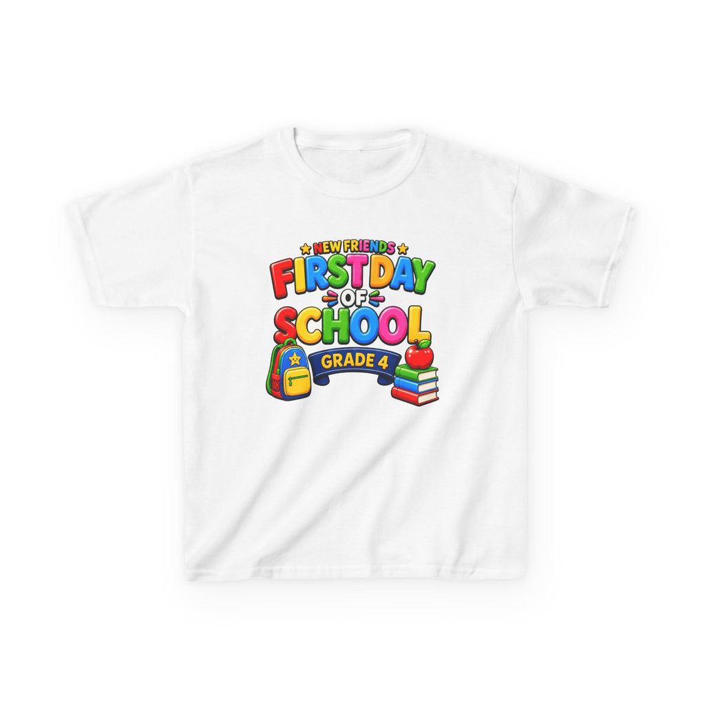 Kids School T-Shirt — 'Grade 5' First Day of School Back-to-School Graphic Tee