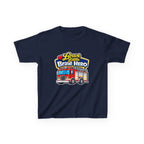 Kids Tee — "Brave Little Brave Hero" Firetruck Graphic