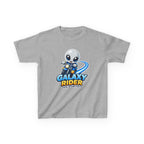 Kids Space T-Shirt — 'Galaxy Rider' Alien Scooter Cosmic Graphic Tee