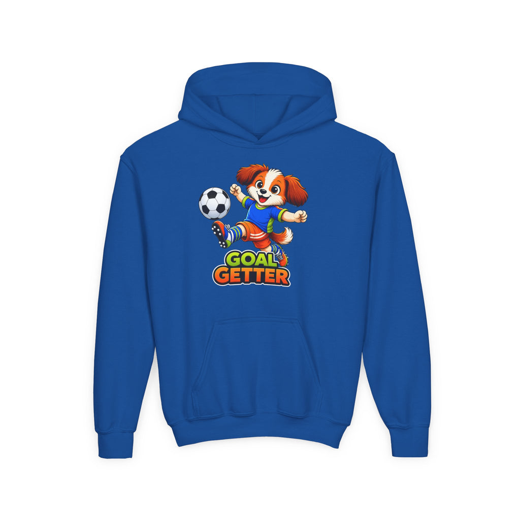 Kidxtr™ Kids Soccer Hoodie — 'Goal Getter' Champion Graphic Hoodie