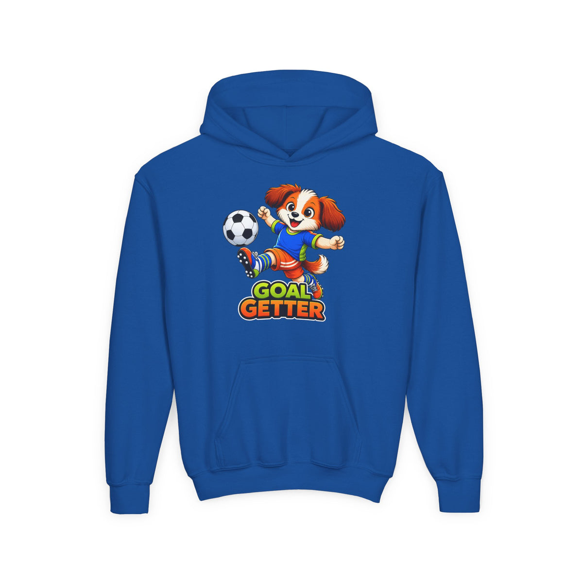 Kidxtr™ Kids Soccer Hoodie — 'Goal Getter' Champion Graphic Hoodie