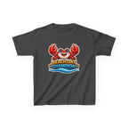 Kids Crab T-Shirt — 'Beach Day Champion' Crab Graphic Tee