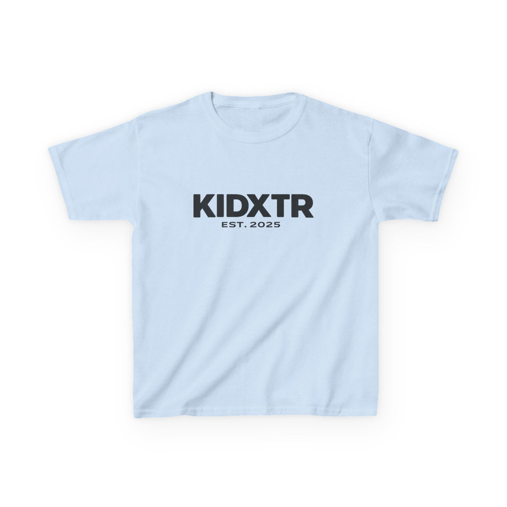 Kids Logo T-Shirt — 'Est. 2025' KIDXTR Minimal Graphic Tee