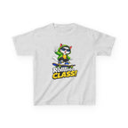 Kids Skateboarding Cat T-Shirt — 'Roll into Class!' Back-to-School Graphic Tee