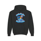 Kidxtr™ Kids Coder Hoodie — 'Little Coder, Big Dreams' Graphic Hoodie