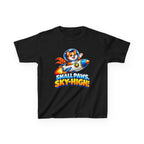 Kidxtr™ Kids Space T-Shirt — 'Small Paws, Sky High' Rocket Dog Graphic Tee
