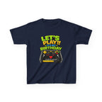 Kids Gaming T-Shirt — 'Let's Play! It's My Birthday' Video Game Controller Graphic Tee