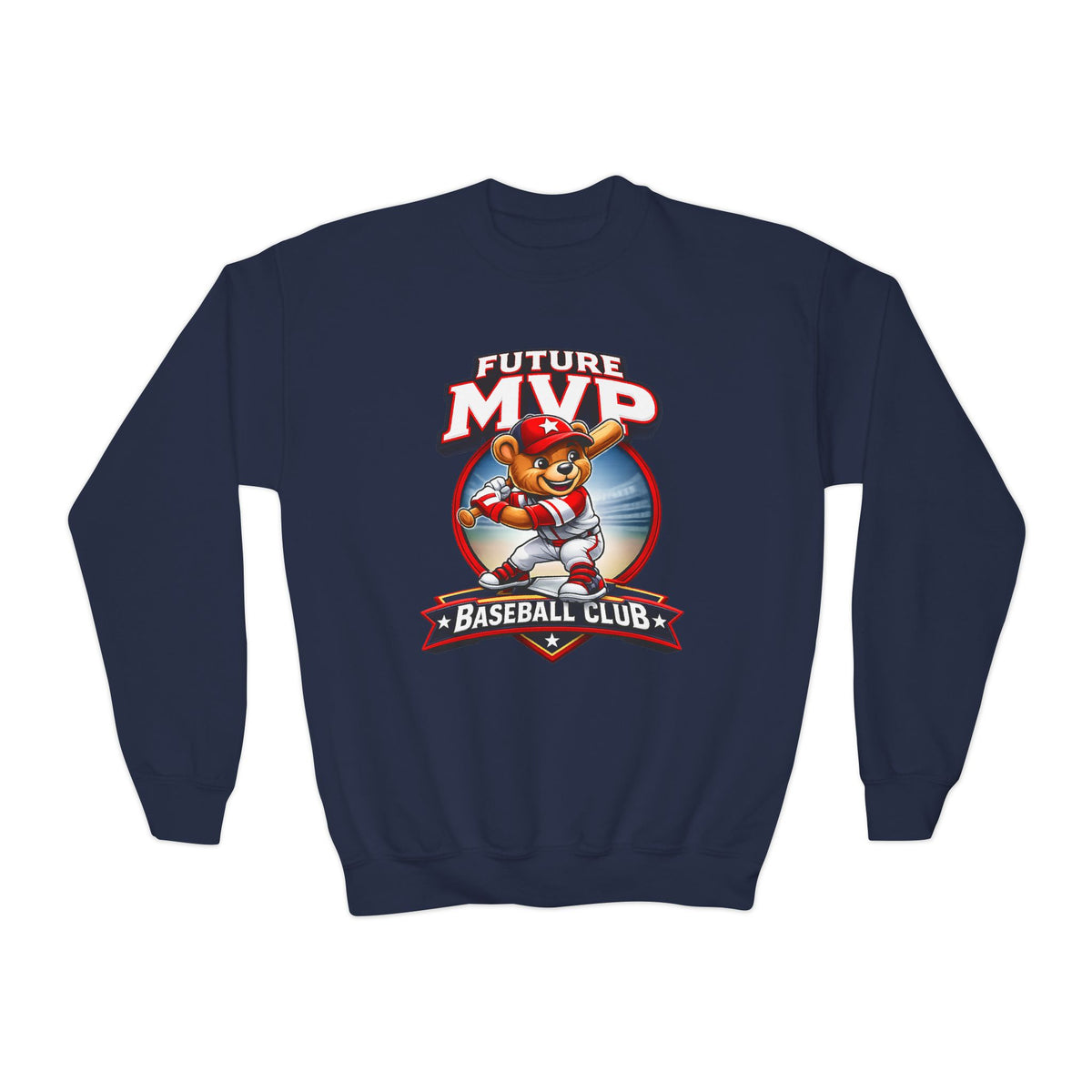 Kidxtr™ Kids MVP Crewneck Sweatshirt — 'MVP Energy' Bold Graphic Youth Sweatshirt